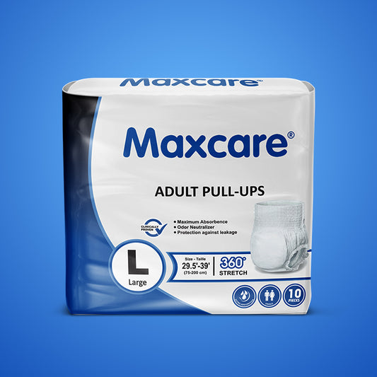 Maxcare Adult Pullup Pants Large L 10 Pcs