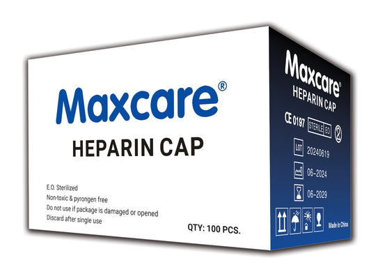 Maxcare Heparin Cap Crystal