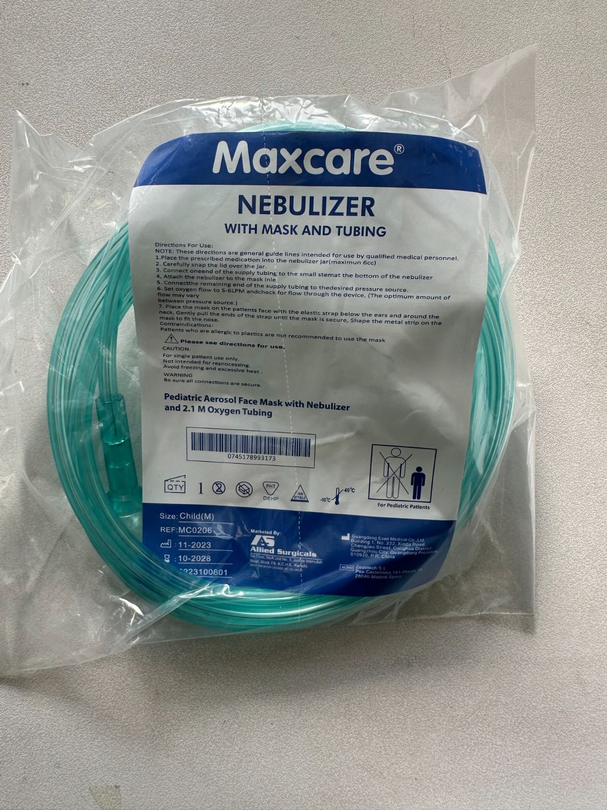 Maxcare Nebulizer Mask