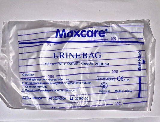 Maxcare Urine Bag 2000ml