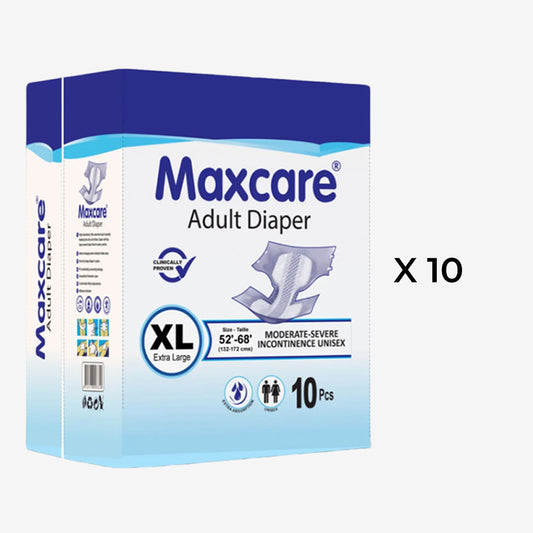 Maxcare Adult Diaper X-large XL 10 Packs Carton