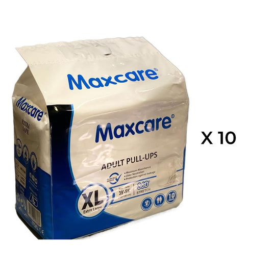 Maxcare Adult Pullup Pants X-Large XL 12 Packs Carton