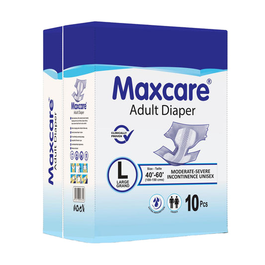 Maxcare Adult Diaper Large L 10 Pcs