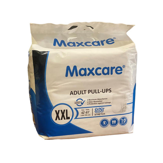 Maxcare Adult Pullup Pants Double Extra Large XXL 10 Pcs