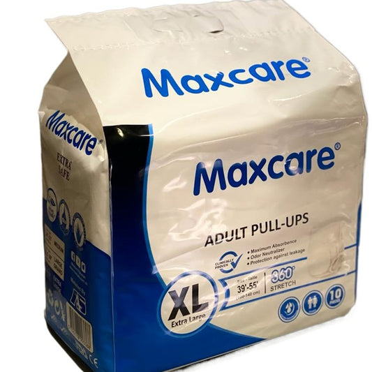 Maxcare Adult Pullup Pants X-Large XL 10 Pcs